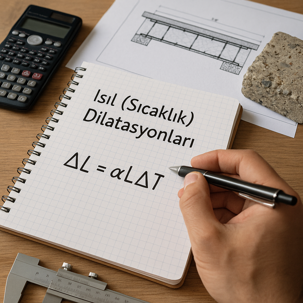 Betonarme Yapılarda Isıl Dilatasyon Hesabı Rehberi