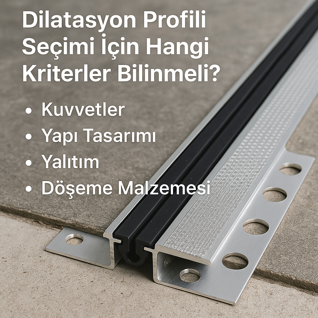 Dilatasyon Profili Seçimi İçin 7 Kritik Kriter