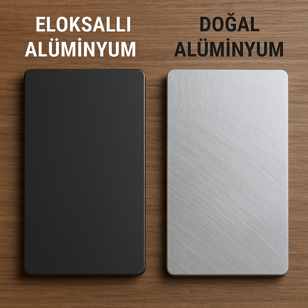 Eloksallı Alüminyum ve Doğal Alüminyum Farkları